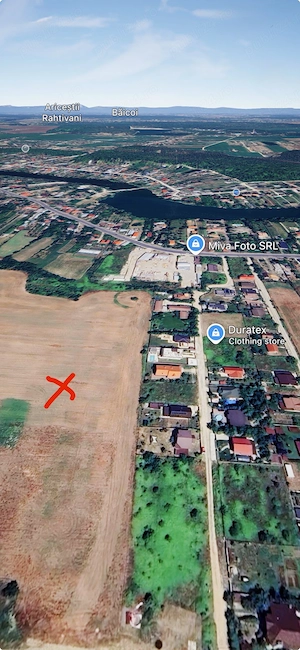 Teren intravilan Balotesti Ilfov 1007 mp (2 loturi) - imagine 2