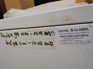 Centrala termica cazan  gaz cu boiler a