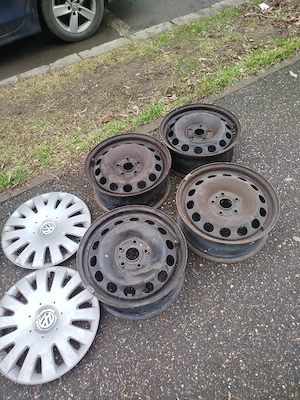 Jante tabla R16 cu capace. - imagine 2