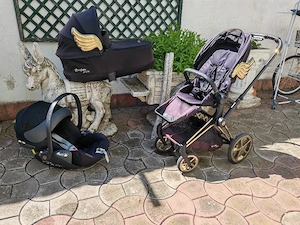 Set de 3 : carucior, landou, scoica Cibex Wings by Jermy Scott isofix - imagine 3