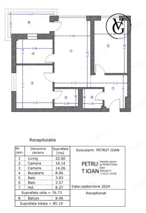 Apartament Premium 3 camere | City Point – Aviației  - imagine 12