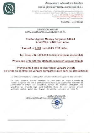 Tractor Massey Ferguson (URGENT)( ) - imagine 10