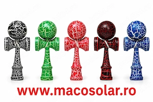 Jucarie Kendama Crack 18cm din lemn, Model Crăpătură