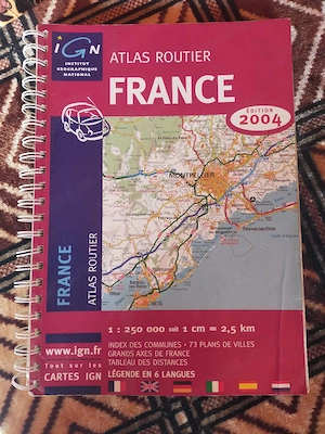 vand Atlas rutier Franța 
