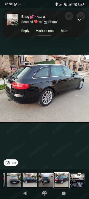 Audi A4 B 8.5 , an 2014, 2.0 Diesel 177 cai, automat - imagine 3