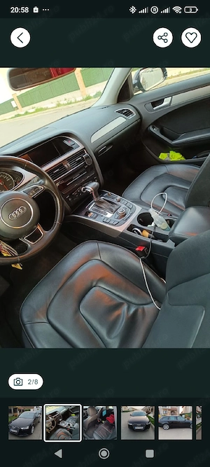 Audi A4 B 8.5 , an 2014, 2.0 Diesel 177 cai, automat - imagine 4