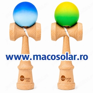 Jucarie Kendama GRIP USA, 18 cm lemn, cauciucata antiderapant