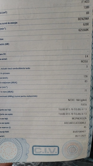 auto chevrolet klas sn3 benzinä 1399cm,berlinä rosu,Brasov - imagine 5