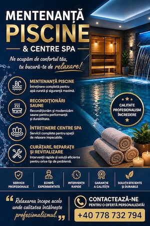 Servicii piscină în centre SPA