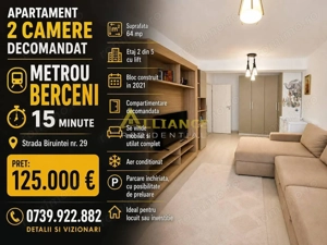 Exclusivitate Apartament 2 Camere Mobilat si Utilat Metrou Berceni