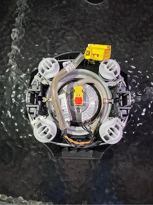 Volan plastic 3spite cu airbag Golf 6 - imagine 2