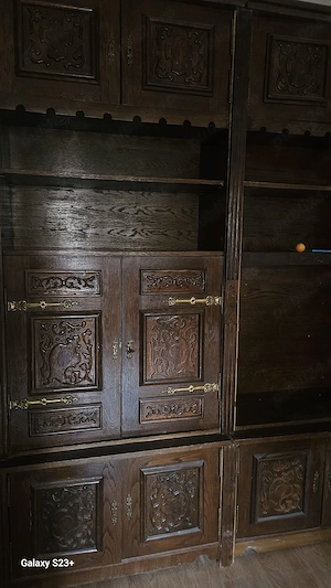 Mobilier Biblioteca multifunctionala lemn masiv 