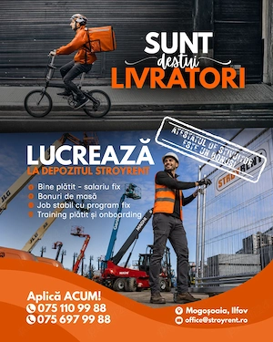 Angajam Lucrator Depozit - Mogosoaia