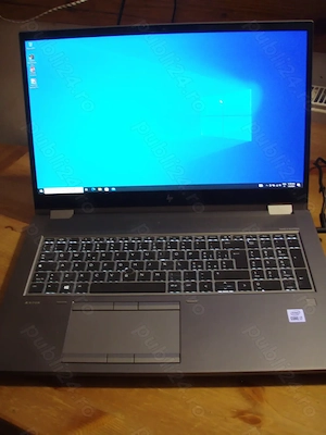 Zbook Fury G7 17.3" FHD i7-10750H SSD 512 Gb RAM 16 Gb nVidia T1000 4 Gb