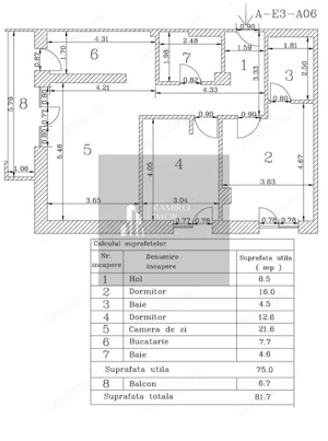 Apartament 3 camere Baneasa/Aviatiei - imagine 8