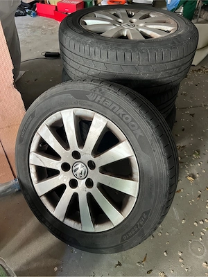 Jante aliaj VW Passat 215/55 R16 Hankook  - imagine 2