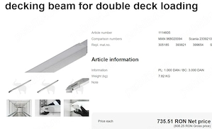 Traverse doubledeck, bare podea dubla frigo Schmitz