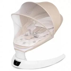 Leagan electric Appekids Evoque, Bubble Beige + Saltea cu activitati 3in1, Minibo