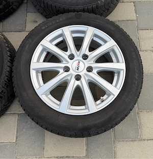 Set roti conplete VW Touran Audi A3 Jetta Caddy jante 16 5x112 anvelope 205 55 16 Skoda Octavia  - imagine 2