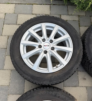 Set roti conplete VW Touran Audi A3 Jetta Caddy jante 16 5x112 anvelope 205 55 16 Skoda Octavia  - imagine 4