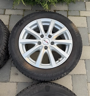 Set roti conplete VW Touran Audi A3 Jetta Caddy jante 16 5x112 anvelope 205 55 16 Skoda Octavia  - imagine 5