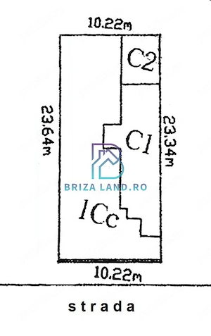 Bucurestii Noi, Laminorului, teren 240mp, d=10.2m, casa demolabila - imagine 3