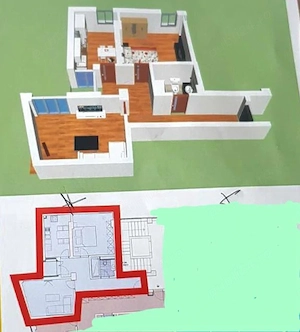 Direct proprietar - Apartament 2 camere , zona Piata nouă , etaj 2 , nou , modern în bloc nou - imagine 9