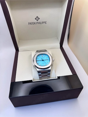 Ceas Patek Philippe Nautilus Tiffany & Co Blue, 40 mm, Nou