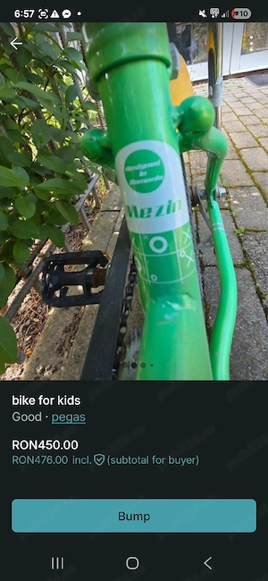 bicicleta pegas 