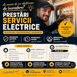 Prestari servicii ELECTRICE de calitate!