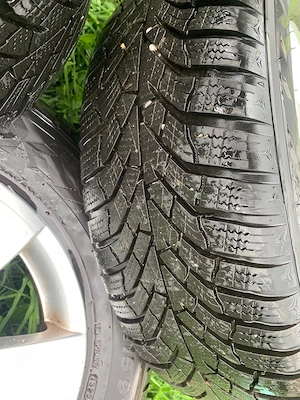 Jante aliaj si cauciucuri iarna 195/65R15 pentru golf 5 skoda 2 touran 5x112 - imagine 9