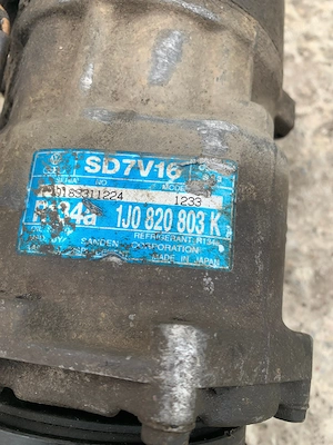 Compresor AC clima golf 4 bora skoda 1 touran, defect - imagine 2