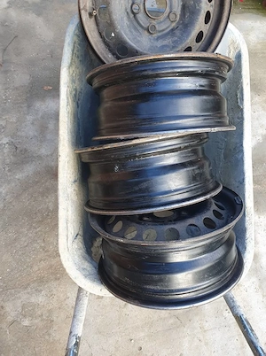 Jante tabla 15 inch golf 5 skoda 2 touran t1 - imagine 4