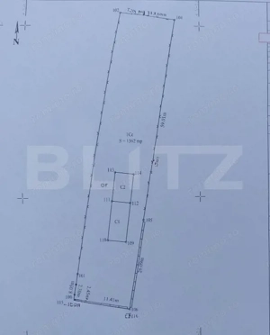 Teren si casa demolabilă, 1362 mp, 16 m deschidere, zona Malu Mare  - imagine 5