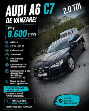 Audi a6 c7 2.0 tdi 2014