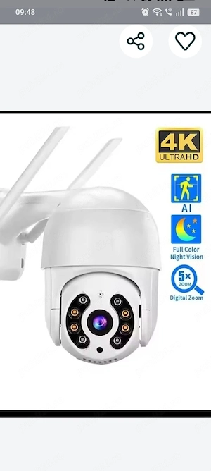 Cameră supraveghere full hd 360