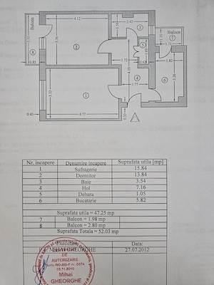 Apartament Negru Voda, Spitalul Militar Pitesti - Etaj 2, Confort 1, Decomandat - imagine 10