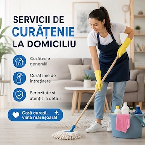    Ofer servicii de curățenie în București