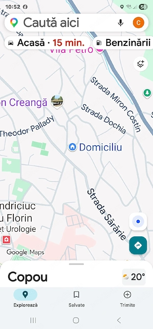 Casă si teren central