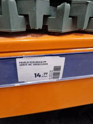 pavaj ecologic plastic verde! 44 bucăti 