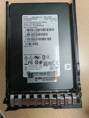 SSD HPE 480GB SATA 6G Read Intensive SFF (2.5in) 