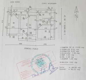 VÂND Apartment cu 3 camere decomandat