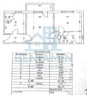 Apartament cu 2 camere la parter cu beci - Brazda lui Novac 55mp - imagine 14