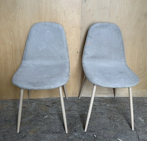 Set 2 Scaune Dining tapitate; Scaun Fix