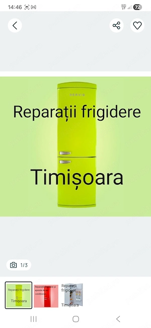 Reparatii frigidere in Timisoara 