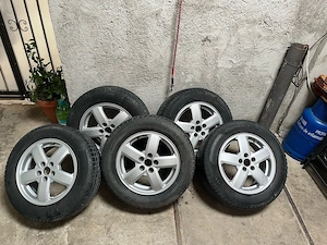 Set 5 jante originale Skoda / VW 15” 5x100 + anvelope 195/65 R15