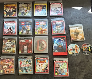 Vand PlayStation 3, cu maneta 19 jocuri +cabluri de alimentare si cablu hdmi