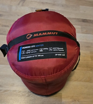 Sac de dormit Mammut NordicOTI Winter-5 C(Confort)12 C(Limita), camping drumeții  Preț: 500ron negoc