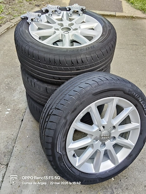 Jante cu anvelope Audi A4 J5x112 R16  - imagine 4