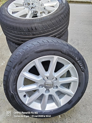 Jante cu anvelope Audi A4 J5x112 R16  - imagine 2